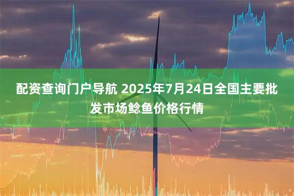 配资查询门户导航 2025年7月24日全国主要批发市场鲶鱼价格行情